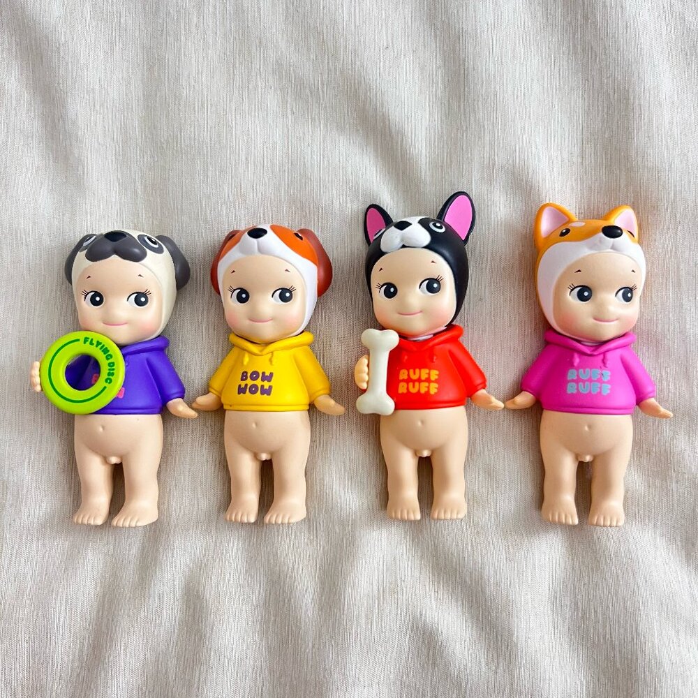 4-set Sonny Angel Dog Time Series